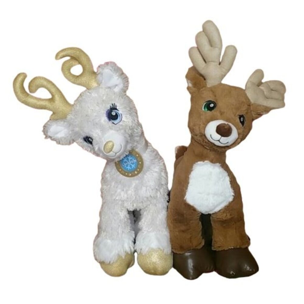 Lot of 2 - Build-A-Bear Workshop Reindeer